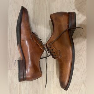 Cole Haan Men’s Leather Dress Shoes Cognac Brown Size 10 1/2